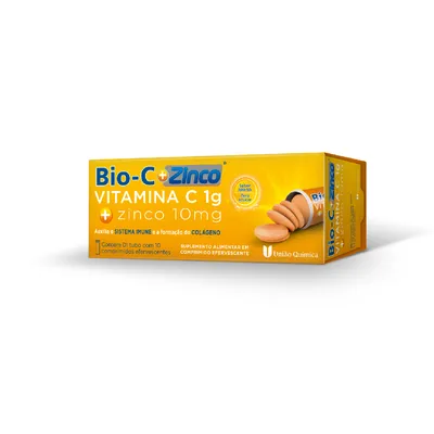 Vitamina C Efervescente + Zinco Bio-C C/ 10
